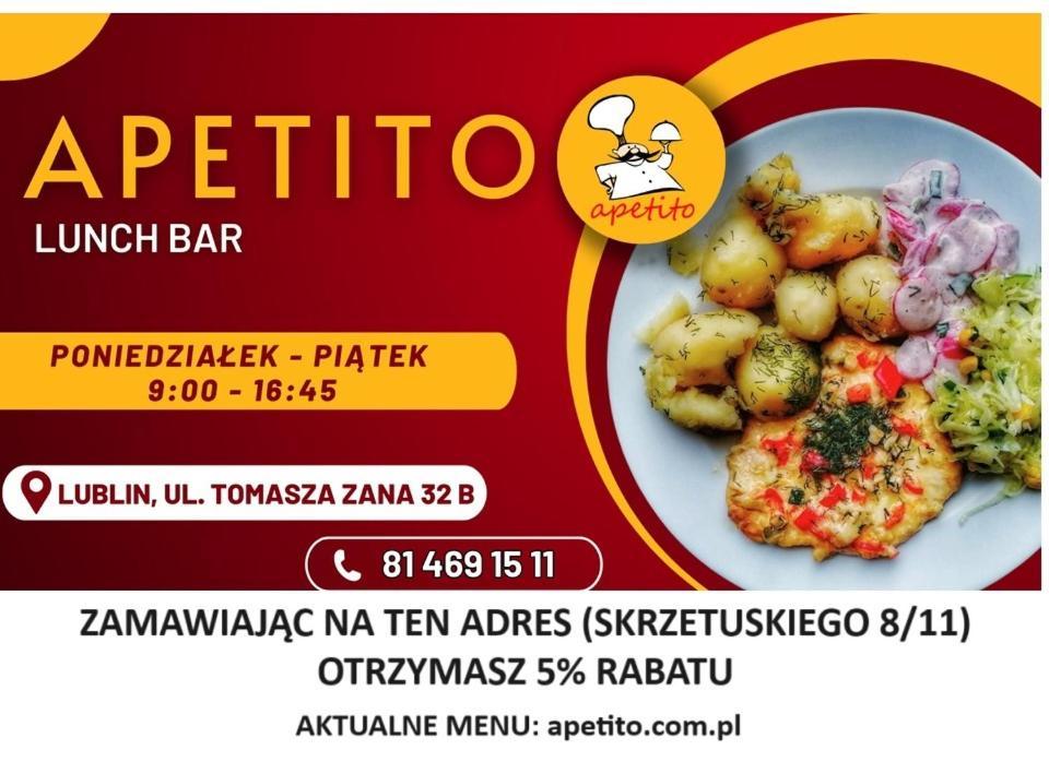 Mieszkanie 2 Pokoje Ul. Skrzetuskiego Lsm 루블린 객실 사진